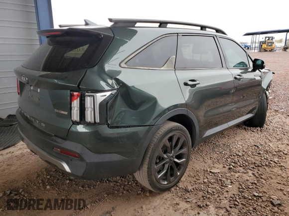 2021 Kia Sorento SX Prestige X-Line with VIN 5XYRKDLF7MG029066, listed as a Copart auction lot 51809045 with 47,000 mi miles and Salvage Title. Bid and sale history available at carsss.com. Image 3.