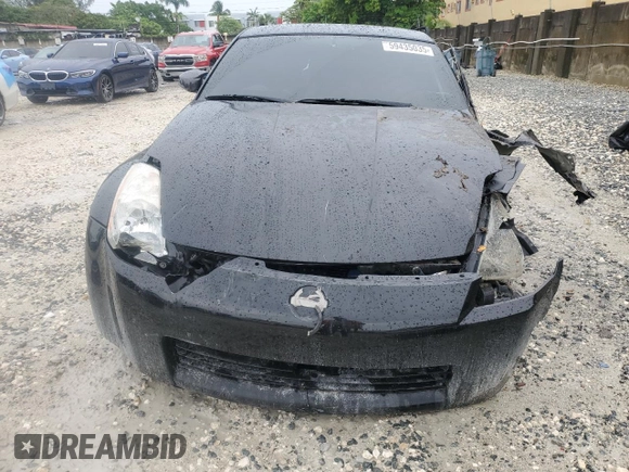 2004 Nissan 350Z Touring with VIN JN1AZ34D04T160475, listed as a Copart auction lot 59435035 with 122,875 mi miles and Salvage title. Bid and sale history available at DreamBid. Image 5.