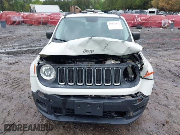 2017 Jeep Renegade Sport с VIN ZACCJAAB2HPF24644, выставлен на аукционе IAAI как лот 41972974 с пробегом 103 732 миль миль и . История ставок и продаж доступна на DreamBid. Изображение 12.