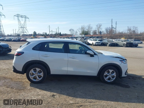 2024 Honda HR-V LX with VIN 3CZRZ2H36RM725419, listed as a IAAI auction lot 41770936 with 26,608 mi miles and . Bid and sale history available at DreamBid. Image 13.