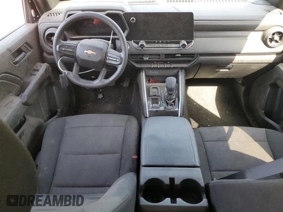 2024 Chevrolet Colorado 2WD Work Truck z VIN 1GCGSBECXR1232006, wystawiony jako Copart lot #49983325 z przebiegiem Nie podano mil oraz Szkoda całkowita • Salvage title. Historia ofert i sprzedaży dostępna na DreamBid. Obrazek 8.