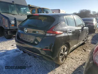 2020 Nissan LEAF SV Plus with VIN 1N4BZ1CP8LC308460, listed as a Copart auction lot 89334465 with 34,623 mi miles and Salvage Title. Bid and sale history available at DreamBid. Image 3.