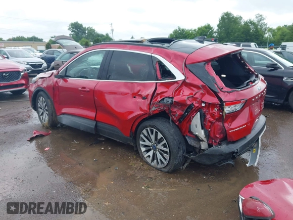 2020 Ford Escape Titanium with VIN 1FMCU9J9XLUA99423, listed as a IAAI auction lot 42511937 with 17,849 mi miles and . Bid and sale history available at DreamBid. Image 3.