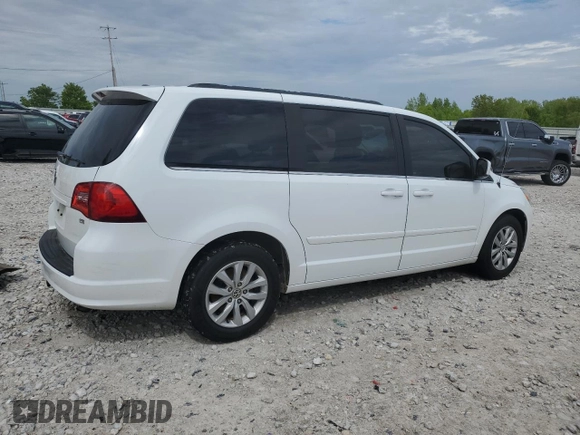 2014 Volkswagen Routan SE z VIN 2C4RVABG0ER134352, wystawiony jako Copart lot #58467235 z przebiegiem 161 822 mil mil oraz Czysty tytuł • Clean title. Historia ofert i sprzedaży dostępna na DreamBid. Obrazek 3.