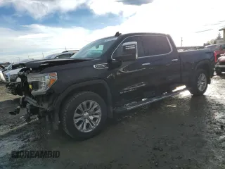2020 GMC Sierra 1500 Denali with VIN 3GTU9FED2LG277660, listed as a Copart auction lot 85338934 with 102,689 mi miles and Salvage Title. Bid and sale history available at DreamBid. Image 1.