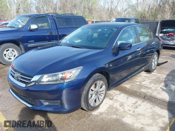 2015 Honda Accord LX with VIN 1HGCR2F31FA215827, listed as a IAAI auction lot 41908987 with 123,113 mi miles and . Bid and sale history available at carsss.com. Image 17.