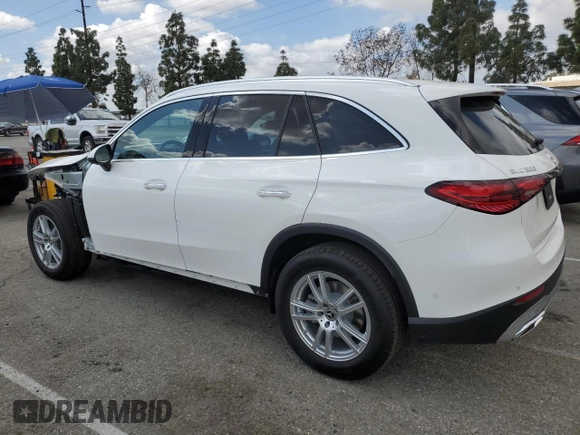 2025 Mercedes-Benz GLC with VIN W1NKM4GB9SF330286, listed as a Copart auction lot 50741755 with 225 mi miles and Salvage Title. Bid and sale history available at carsss.com. Image 2.