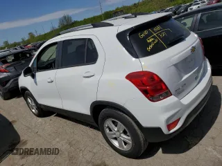 2021 Chevrolet Trax LT with VIN KL7CJPSM4MB368224, listed as a Copart auction lot 49455004 with 9,040 mi miles and Salvage Title. Bid and sale history available at carsss.com. Image 2.
