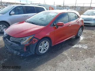 2019 Toyota Corolla Hatchback SE with VIN JTNK4RBE6K3054393, listed as a IAAI auction lot 41218594 with NaN miles. Bid and sale history available at carsss.com. Image 17.