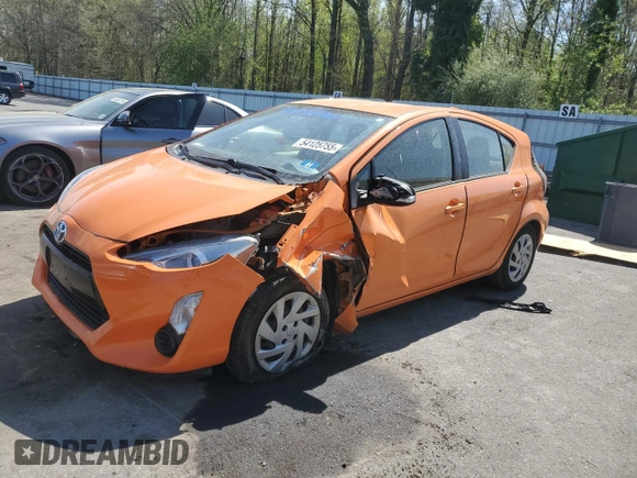 2015 Toyota Prius One with VIN JTDKDTB33F1090740, listed as a Copart auction lot 54125755 with 120,316 mi miles and Salvage Title. Bid and sale history available at carsss.com. Image 1.