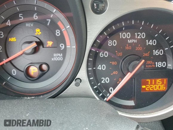 2015 Nissan 370Z with VIN JN1AZ4EH5FM442664, listed as a Copart auction lot 47784934 with 71,151 mi miles. Bid and sale history available at carsss.com. Image 9.