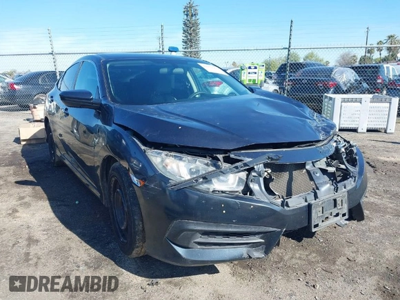 2017 Honda Civic Sedan LX with VIN 2HGFC2F57HH568416, listed as a IAAI auction lot 41812251 with 160,936 mi miles. Bid and sale history available at carsss.com. Image 1.