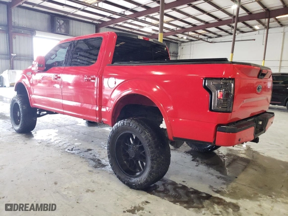 2016 Ford F-150 XLT with VIN 1FTEW1EG6GKF91465, listed as a Copart auction lot 45314045 with 136,708 mi miles and Salvage Title. Bid and sale history available at carsss.com. Image 2.