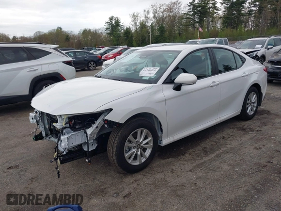 2025 Toyota Camry LE с VIN 4T1DBADK5SU522109, выставлен на аукционе IAAI как лот 42220850 с пробегом 298 миль миль и . История ставок и продаж доступна на DreamBid. Изображение 20.