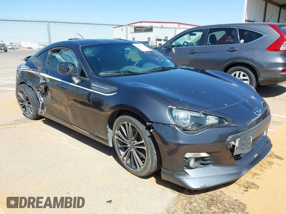 2014 Subaru BRZ Limited with VIN JF1ZCAC16E9601656, listed as a IAAI auction lot 41237518 with 75,490 mi miles. Bid and sale history available at carsss.com. Image 1.