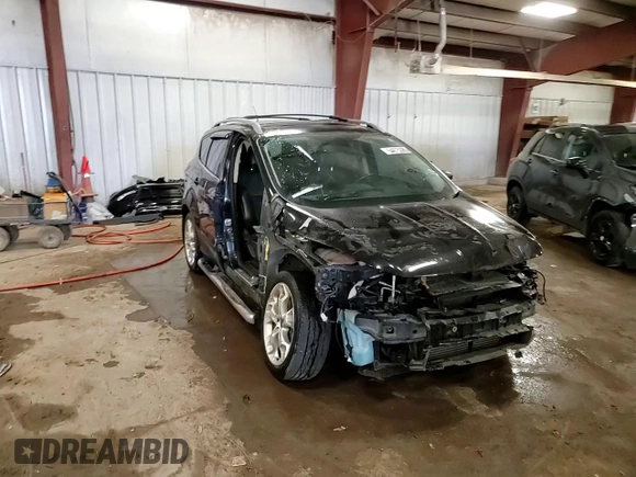 2013 Ford Escape Titanium with VIN 1FMCU9J95DUD63326, listed as a Copart auction lot 54675385 with 76,339 mi miles and Salvage title. Bid and sale history available at DreamBid. Image 15.