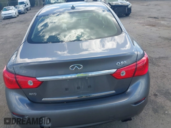 2017 Infiniti Q50 3.0t Premium with VIN JN1EV7AR7HM832617, listed as a IAAI auction lot 42043540 with 94,807 mi miles. Bid and sale history available at carsss.com. Image 16.