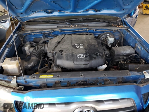 2010 Toyota Tacoma with VIN 5TELU4ENXAZ693805, listed as a Copart auction lot 63012925 with 184,619 mi miles and Salvage title. Bid and sale history available at DreamBid. Image 11.