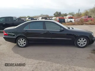 2001 Mercedes-Benz S-Class with VIN WDBNG75J71A135899, listed as a IAAI auction lot 41534215 with 51,646 mi miles. Bid and sale history available at carsss.com. Image 13.