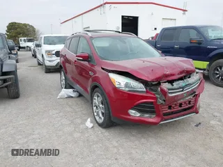 2013 Ford Escape Titanium с VIN 1FMCU0J90DUD85777, выставлен на аукционе IAAI как лот 41411925 с пробегом 99 885 миль миль и . История ставок и продаж доступна на DreamBid. Изображение 1.