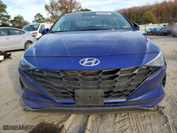 2022 Hyundai Elantra Essential with VIN KMHLM4AG4NU334290, listed as a Copart auction lot 81979384 with 45,547 mi miles and Salvage Title. Bid and sale history available at carsss.com. Image 5.