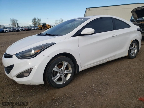 2013 Hyundai Elantra Coupe GS PZEV with VIN KMHDH6AEXDU022282, listed as a Copart auction lot 72997404 with 217,634 mi miles and Salvage Title. Bid and sale history available at carsss.com. Image 1.
