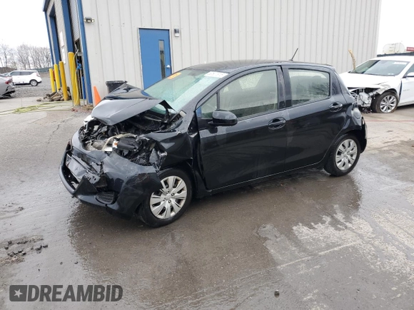 2013 Toyota Yaris L with VIN JTDKTUD32DD549189, listed as a Copart auction lot 53507915 with 0 mi miles and Salvage Title. Bid and sale history available at carsss.com. Image 1.