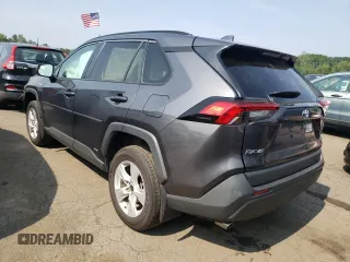 2021 Toyota RAV4 Hybrid LE with VIN 4T3LWRFV7MU029922, listed as a Copart auction lot 60116075 with 37,547 mi miles and Salvage title. Bid and sale history available at DreamBid. Image 2.