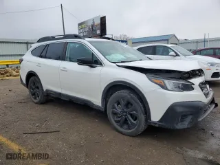 2022 Subaru Outback Onyx Edition XT with VIN 4S4BTGLD5N3252707, listed as a Copart auction lot 89006325 with 39,730 mi miles and Salvage Title. Bid and sale history available at carsss.com. Image 4.