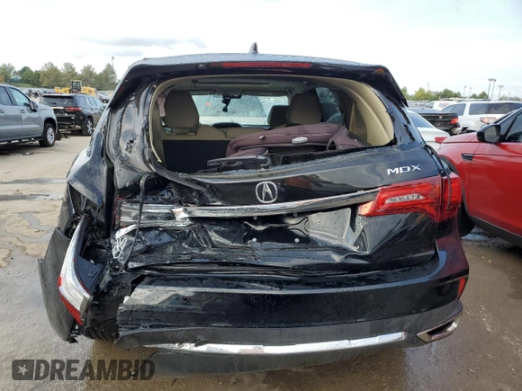 2020 Acura MDX w/Technology Pkg with VIN 5J8YD3H53LL004735, listed as a Copart auction lot 70218994 with 56,017 mi miles and Salvage Title. Bid and sale history available at carsss.com. Image 6.