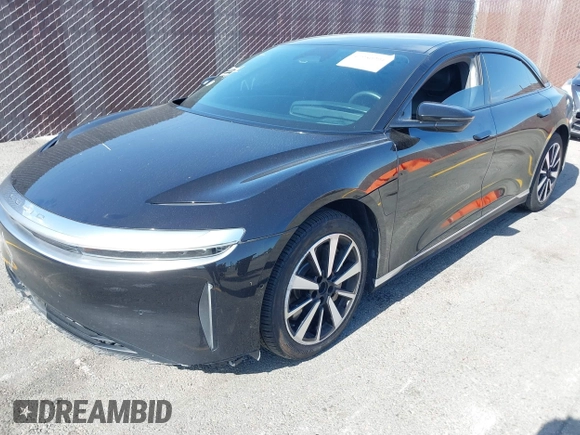2023 Lucid Air Pure z VIN 50EA1PFA6PA009358, wystawiony jako IAAI lot #41950291 z przebiegiem 54 526 mil mil oraz . Historia ofert i sprzedaży dostępna na DreamBid. Obrazek 2.