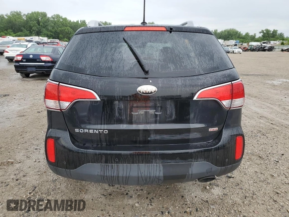 2014 Kia Sorento LX with VIN 5XYKTCA69EG434214, listed as a Copart auction lot 57053894 with 157,957 mi miles and Clean Title. Bid and sale history available at carsss.com. Image 6.