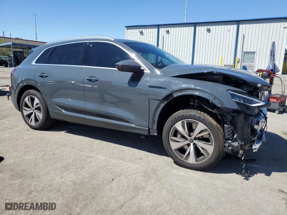 2024 Audi Q8 e-tron Premium Plus with VIN WA15AAGE0RB057434, listed as a Copart auction lot 68937884 with NaN miles and Salvage Title. Bid and sale history available at carsss.com. Image 4.