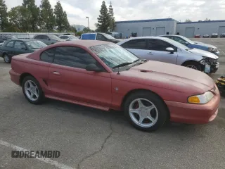 1995 Ford Mustang with VIN 1FALP4046SF283514, listed as a Copart auction lot 47492825 with 121,272 mi miles and Clean Title. Bid and sale history available at carsss.com. Image 4.