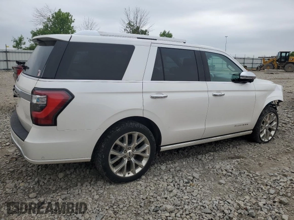 2019 Ford Expedition Platinum z VIN 1FMJU1MT9KEA33258, wystawiony jako Copart lot #59919395 z przebiegiem 94 171 mil mil oraz Szkoda całkowita • Salvage title. Historia ofert i sprzedaży dostępna na DreamBid. Obrazek 3.