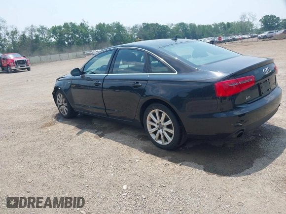 2013 Audi A6 Premium Plus with VIN WAUGGAFC3DN083155, listed as a IAAI auction lot 42446063 with 101,273 mi miles and . Bid and sale history available at DreamBid. Image 3.