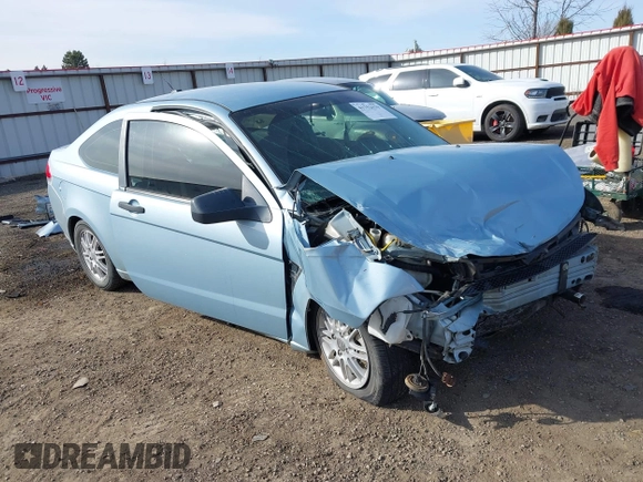 2008 Ford Focus SE with VIN 1FAHP33N78W212416, listed as a IAAI auction lot 41752579 with 59,632 mi miles. Bid and sale history available at carsss.com. Image 1.