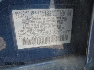 2019 Nissan Sentra S z VIN 3N1AB7AP5KY226078, wystawiony jako IAAI lot #42004553 z przebiegiem 133 164 mil mil oraz . Historia ofert i sprzedaży dostępna na DreamBid. Obrazek 9.