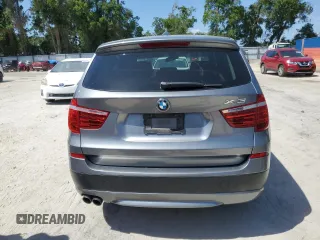 2013 BMW X3 xDrive28i with VIN 5UXWX9C54D0D05185, listed as a Copart auction lot 55397885 with 126,799 mi miles and Clean Title. Bid and sale history available at DreamBid. Image 6.