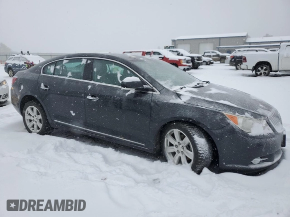 2012 Buick LaCrosse Leather with VIN 1G4GC5E37CF195209, listed as a Copart auction lot 42254565 with 44,074 mi miles and Salvage title. Bid and sale history available at DreamBid. Image 4.