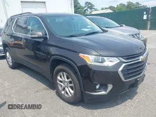 2019 Chevrolet Traverse LT Cloth z VIN 1GNEVGKW3KJ102804, wystawiony jako IAAI lot #42492949 z przebiegiem 144 895 mil mil oraz . Historia ofert i sprzedaży dostępna na DreamBid. Obrazek 1.