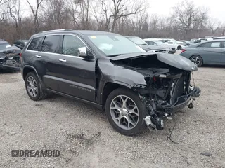 2019 Jeep Grand Cherokee Overland with VIN 1C4RJFCG6KC845761, listed as a IAAI auction lot 41542623 with 11,558 mi miles. Bid and sale history available at carsss.com. Image 1.