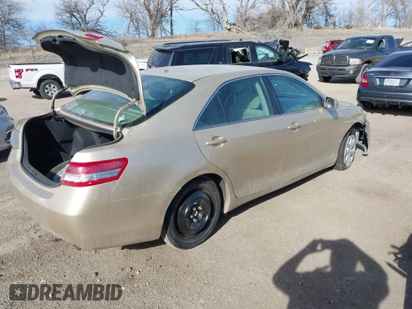 2011 Toyota Camry LE with VIN 4T4BF3EK6BR115654, listed as a IAAI auction lot 41797274 with 110,258 mi miles. Bid and sale history available at carsss.com. Image 4.