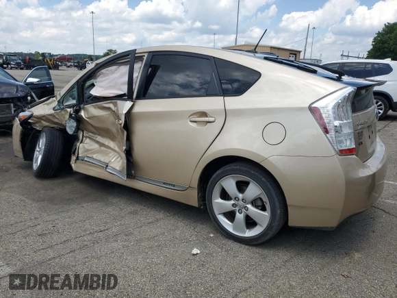 2011 Toyota Prius I z VIN JTDKN3DUXB0322138, wystawiony jako Copart lot #58489395 z przebiegiem Nie podano mil oraz Szkoda całkowita • Salvage title. Historia ofert i sprzedaży dostępna na DreamBid. Obrazek 2.