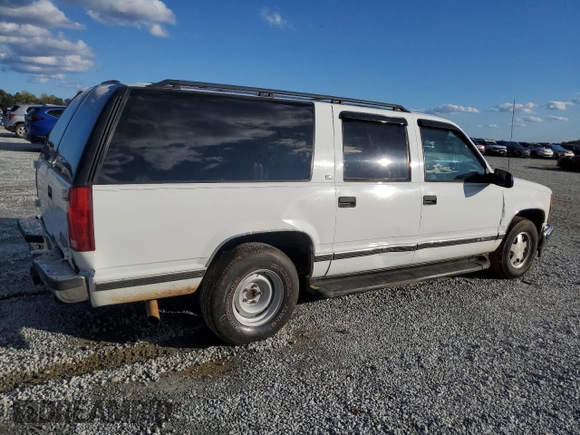 1997 Chevrolet Suburban with VIN 3GNEC16R9VG193042, listed as a Copart auction lot 80530914 with 246,125 mi miles and Salvage Title. Bid and sale history available at carsss.com. Image 3.