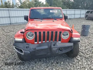 2021 Jeep Wrangler Unlimited Sahara z VIN 1C4HJXEGXMW631033, wystawiony jako Copart lot #75080754 z przebiegiem 52 857 mil mil oraz Szkoda całkowita • Salvage title. Historia ofert i sprzedaży dostępna na DreamBid. Obrazek 5.