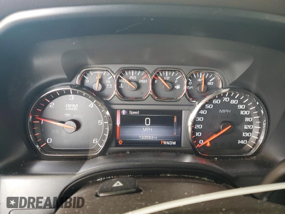 2014 GMC Sierra 1500 SLT with VIN 3GTP1VEC1EG190700, listed as a Copart auction lot 48573715 with 133,563 mi miles and Salvage title. Bid and sale history available at DreamBid. Image 9.