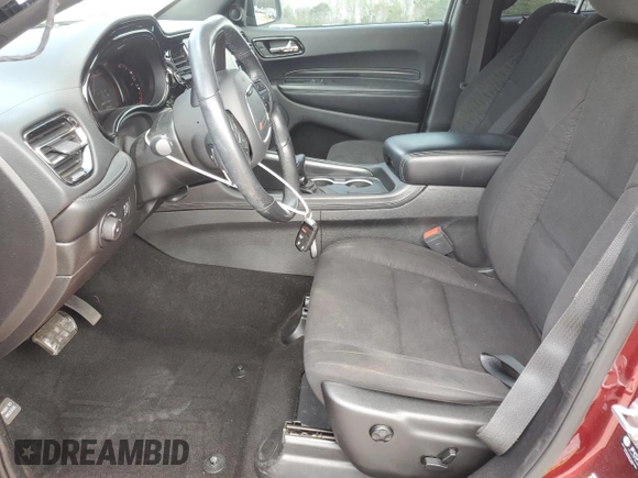2021 Dodge Durango GT with VIN 1C4RDJDGXMC557625, listed as a Copart auction lot 51322735 with 52,518 mi miles and Salvage title. Bid and sale history available at DreamBid. Image 7.