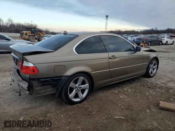 2006 BMW 3 Series 325Ci with VIN WBABD334X6PL09095, listed as a Copart auction lot 88348015 with 126,406 mi miles and Salvage Title. Bid and sale history available at carsss.com. Image 3.