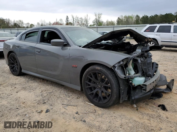 2019 Dodge Charger Scat Pack z VIN 2C3CDXGJ7KH646213, wystawiony jako Copart lot #51653065 z przebiegiem 63 229 mil mil oraz Szkoda całkowita • Salvage title. Historia ofert i sprzedaży dostępna na DreamBid. Obrazek 4.